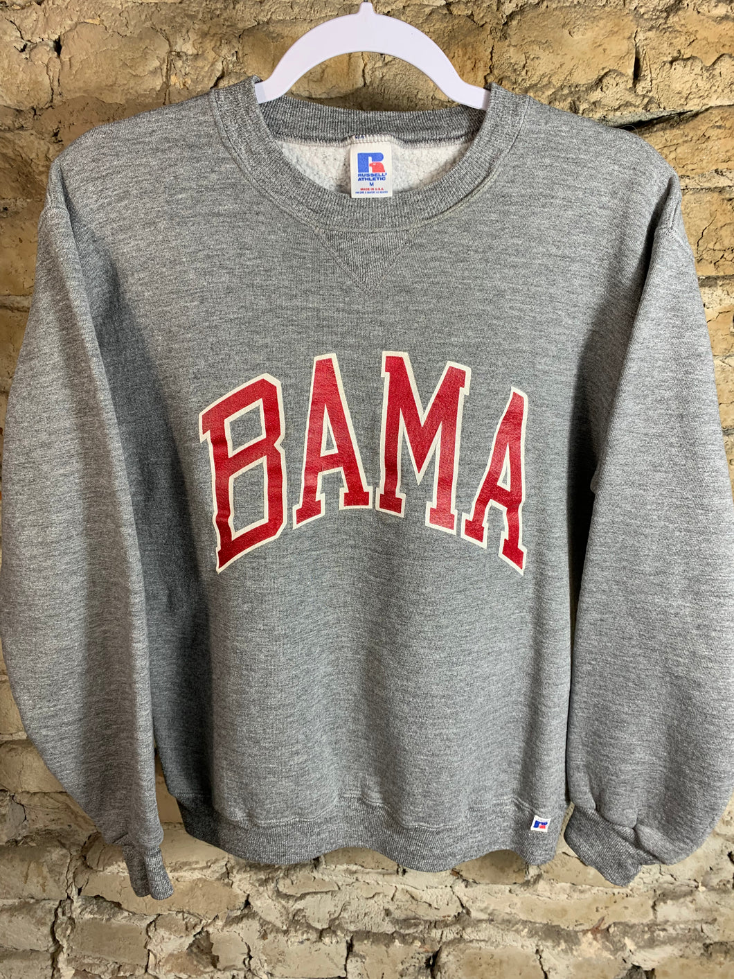 Vintage Bama Spellout Russell Sweatshirt Medium