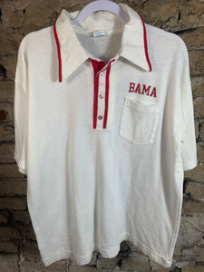 1970’s Champion X Alabama Coaches Polo Shirt XL