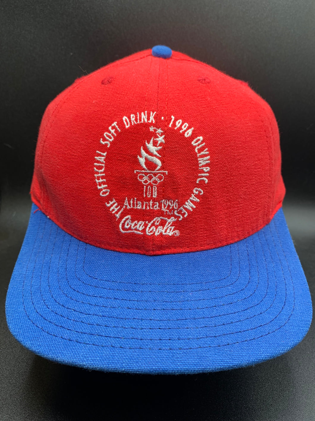 1996 Olympics Coca Cola Snapback Hat
