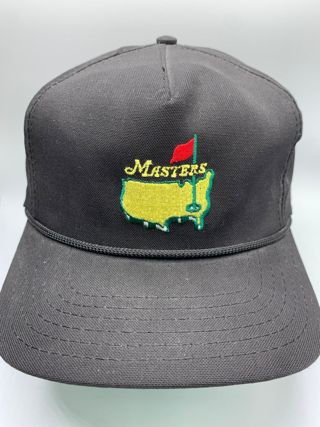 Vintage Masters X American Needle Rare Black Strapback Hat