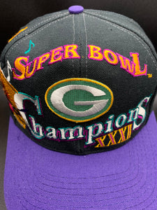 Vintage Green Bay Packers NFL Sports Super Bowl XXXI Champion Wool Hat  Snapback