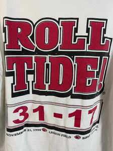 1998 Iron Bowl Alabama Long Sleeve T-Shirt Large