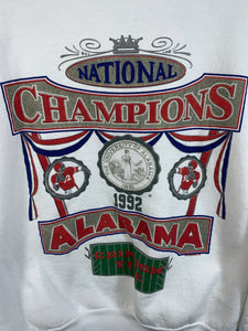 1992 National Champs Alabama Crewneck Sweatshirt Medium