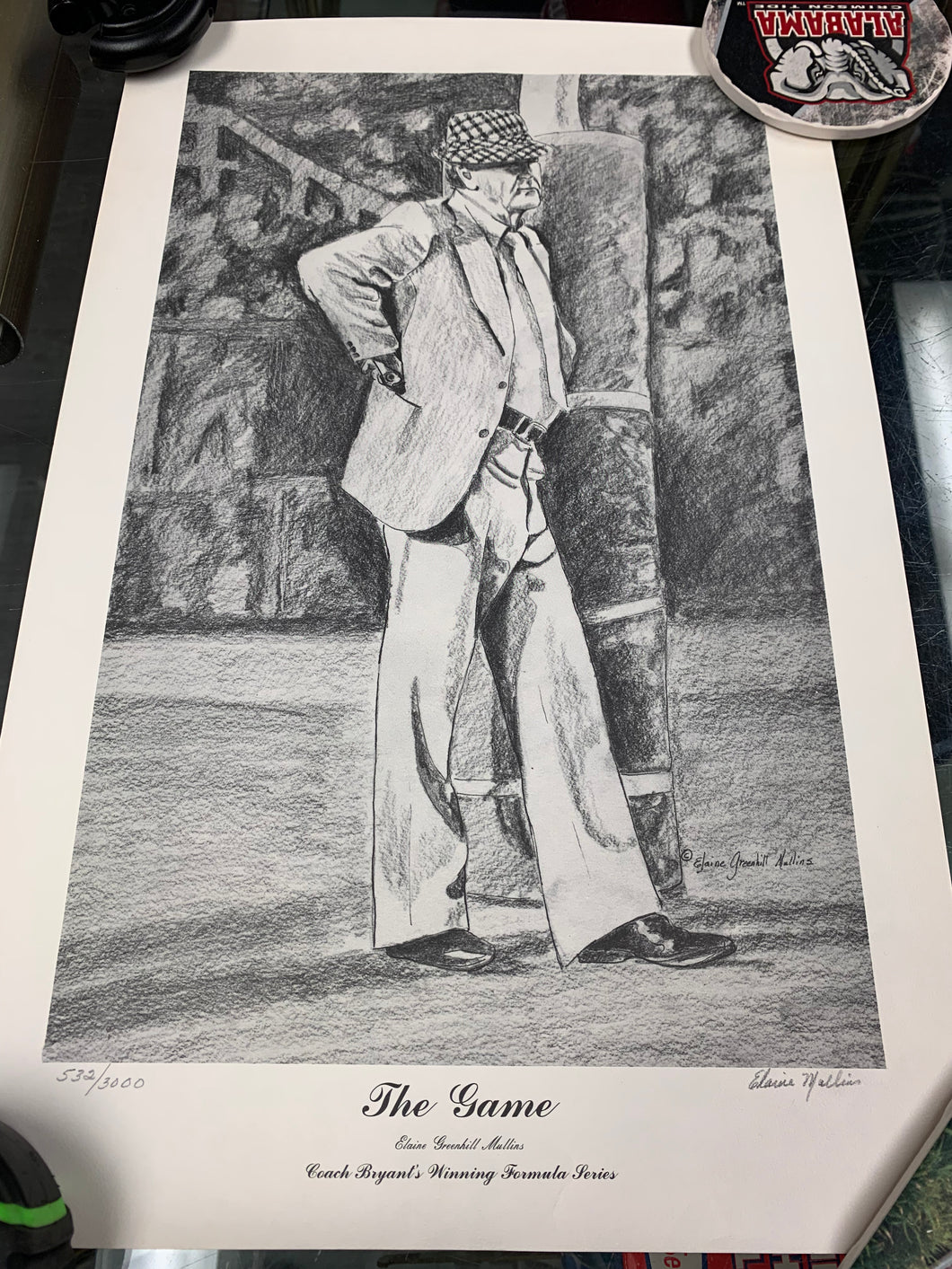 Bear Bryant “The Game” Collectible Print