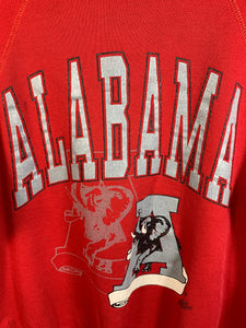 Vintage Alabama Distressed Crewneck Sweatshirt Medium
