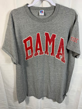 Load image into Gallery viewer, Vintage Bama Spellout Grey Russell T-Shirt XL
