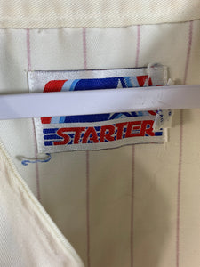 Vintage Starter X Alabama Rare Pinstripes Baseball Jersey Large