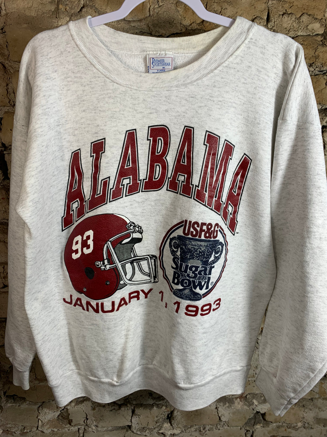 1993 Sugar Bowl Grey Sweatshirt XL