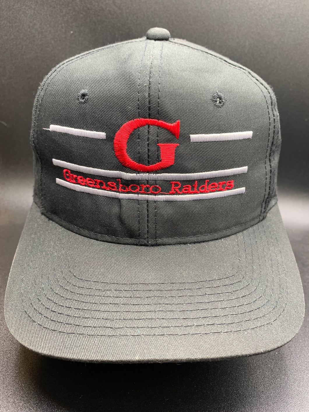 Vintage Split Bar Greensboro Raiders Snapback Hat