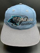 Load image into Gallery viewer, Vintage Carolina Panthers X Logo 7 Snapback Hat
