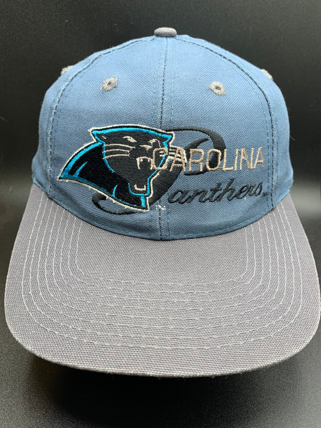 Vintage Carolina Panthers X Logo 7 Snapback Hat