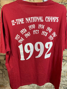 1992 National Champs Graphic T-Shirt XL