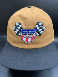 Vintage United States Hot Rod Association Snapback Hat