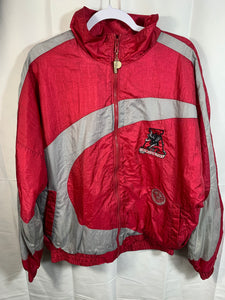 Vintage Alabama Color Block Windbreaker Jacket Large