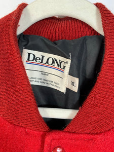 Vintage Alabama Red Leather Jacket XL