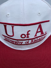 Load image into Gallery viewer, Vintage University of Alabama Split Bar Snapback Hat
