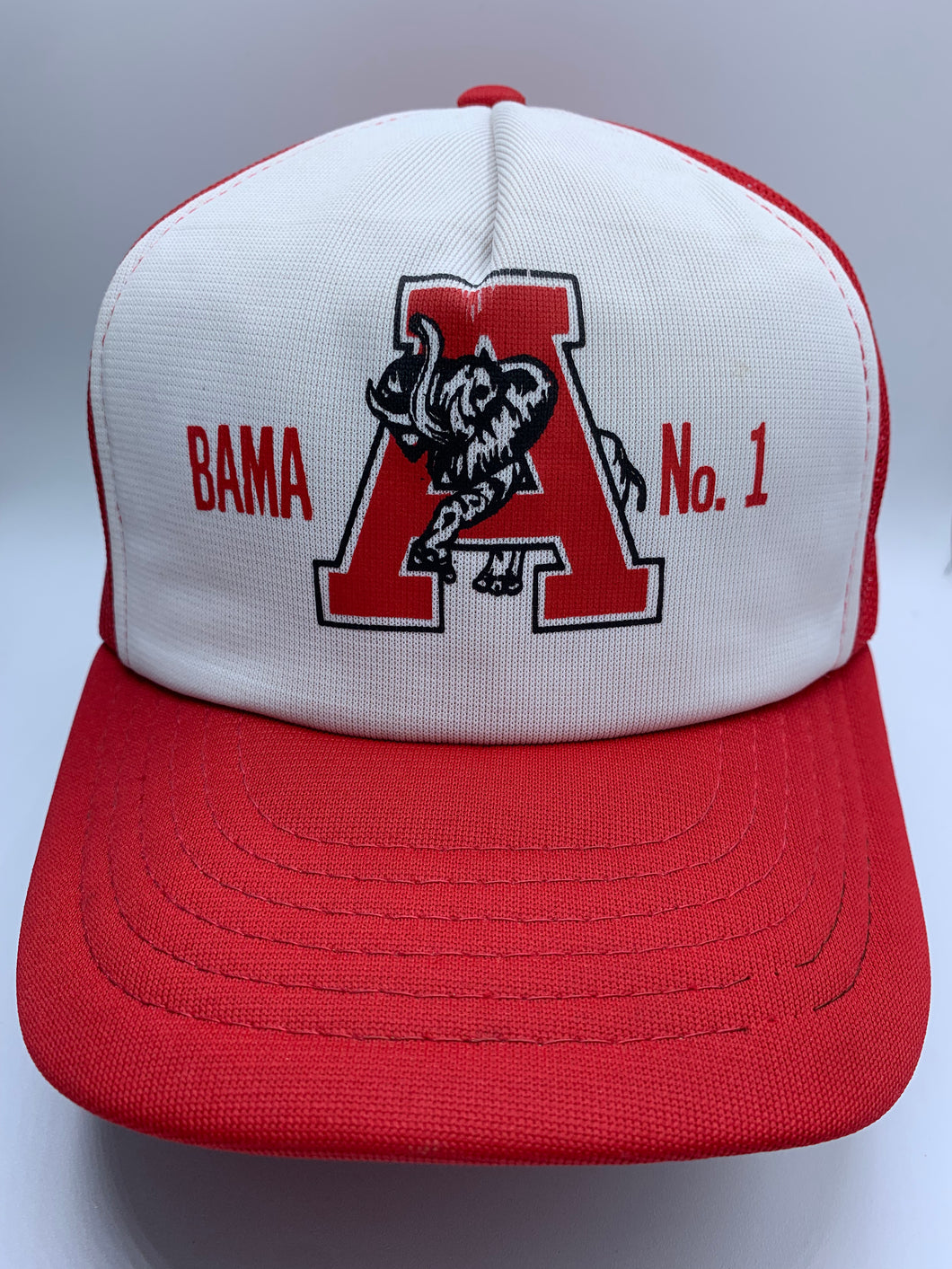 Vintage Alabama Number 1 Trucker Snapback Hat