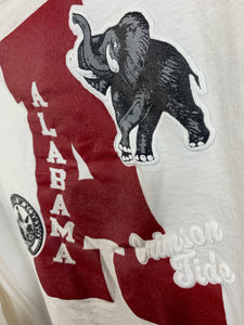 Vintage Alabama Puffy Print Long Sleeve Shirt Medium