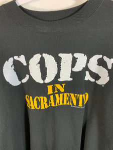 1989 Cops in Sacramento Crewneck Sweatshirt XL Nonbama