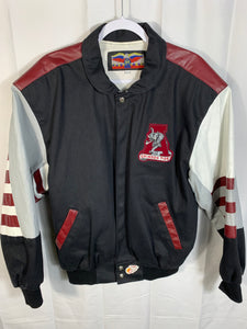 Vintage Alabama Leather Jeff Hamilton Rare Jacket Large