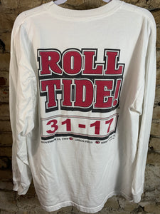 1998 Iron Bowl Alabama Long Sleeve T-Shirt Large