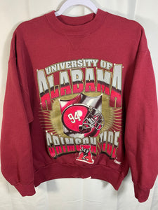 Vintage Alabama Graphic Rare Sweatshirt Large