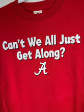Load image into Gallery viewer, Iron Bowl "Can't We All Just Get Along?" Long Sleeve Crimson Shirt Medium - Alabama VTG

