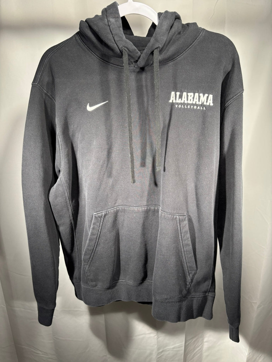 Nike Alabama Volleyball Team Issued Black Hoodie Sweatshirt Large - Alabama VTG