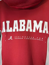 Load image into Gallery viewer, Nike Elite X Alabama Basketball Team Issued Crimson/Grey Zip Up W Hood Small - Alabama VTG
