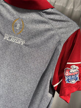 Load image into Gallery viewer, Nike X Alabama Grey Team Issued CFP Playoff Polo Small - Alabama VTG
