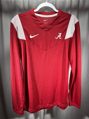 Nike X Alabama Red Team Issued Long Sleeve Small - Alabama VTG