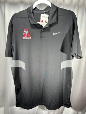 Nike X Alabama Team Issued Black Polo Medium - Alabama VTG
