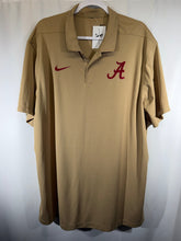 Load image into Gallery viewer, Nike X Alabama Team Issued Bronze Color Polo XL - Alabama VTG

