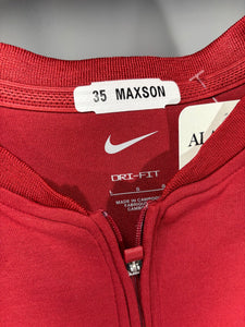 Nike X Alabama Team Issued Crimson Half Zip Large - Alabama VTG
