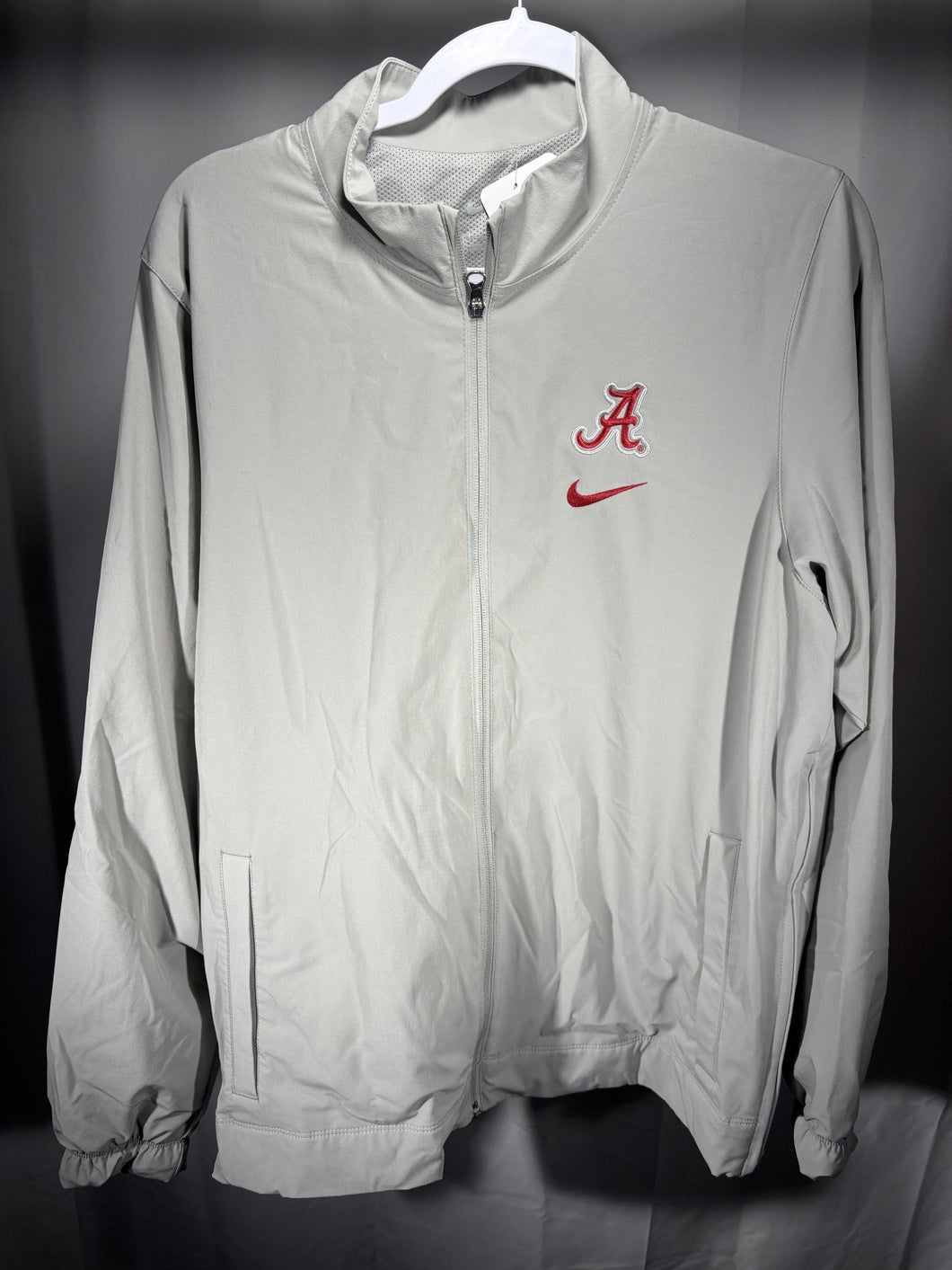 Nike X Alabama Team Issued Grey Zip Up Medium - Alabama VTG