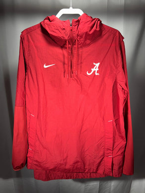 Nike X Alabama Team Issued Quarter Zip with Hood Large - Alabama VTG