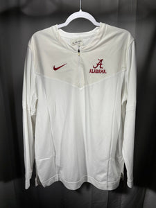 Nike X Alabama Team Issued White Half Zip Large - Alabama VTG