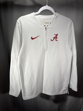 Load image into Gallery viewer, Nike X Alabama Team Issued White Half Zip Small - Alabama VTG
