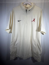 Load image into Gallery viewer, Nike X Alabama Team Issued White Short Sleeve Quarter Zip XL - Alabama VTG

