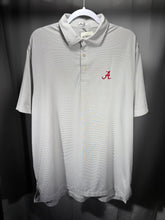 Load image into Gallery viewer, Peter Millar Alabama Team Issued Striped Polo Large - Alabama VTG
