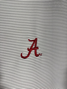 Peter Millar Alabama Team Issued Striped Polo Large - Alabama VTG