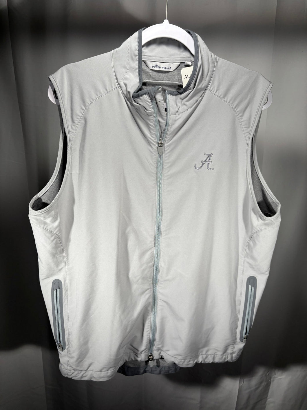 Peter Millar Alabama Team Issued Zip Up Vest Large - Alabama VTG
