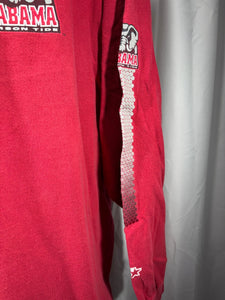 Starter X Alabama Y2K Red Long Sleeve Shirt Large - Alabama VTG