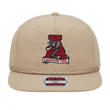 Load image into Gallery viewer, The Day Tripper – Lightweight Nylon Rope Snapback Hat - Alabama VTG
