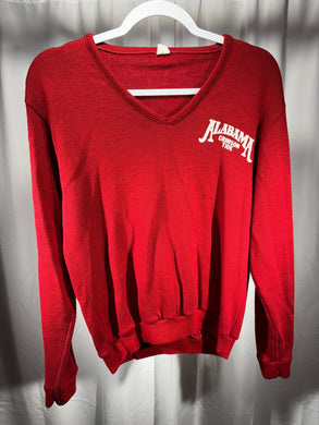 Vintage 1970's - 80's Alabama V Neck Sweater Small - Alabama VTG