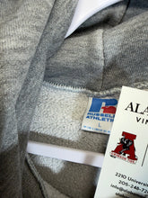 Load image into Gallery viewer, Vintage 80s Bama X Russell Grey Distressed Hoodie Sweatshirt Boxy Medium - Alabama VTG
