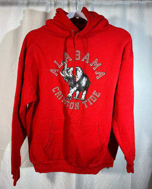 Vintage Alabama 1980s Hoodie Sweatshirt Large - Alabama VTG