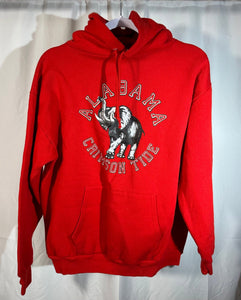 Vintage Alabama 1980s Hoodie Sweatshirt Large - Alabama VTG