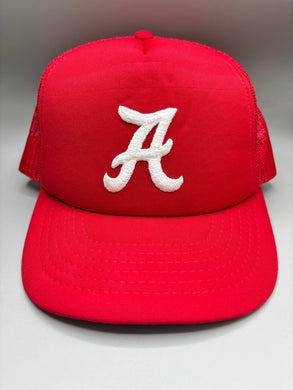 Vintage Alabama A Trucker SnapBack Hat - Alabama VTG