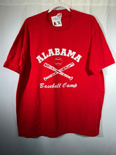 Load image into Gallery viewer, Vintage Alabama Baseball Camp Crimson T-Shirt Large - Alabama VTG
